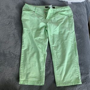 Lime green Freestyle revolution capris juniors size 11